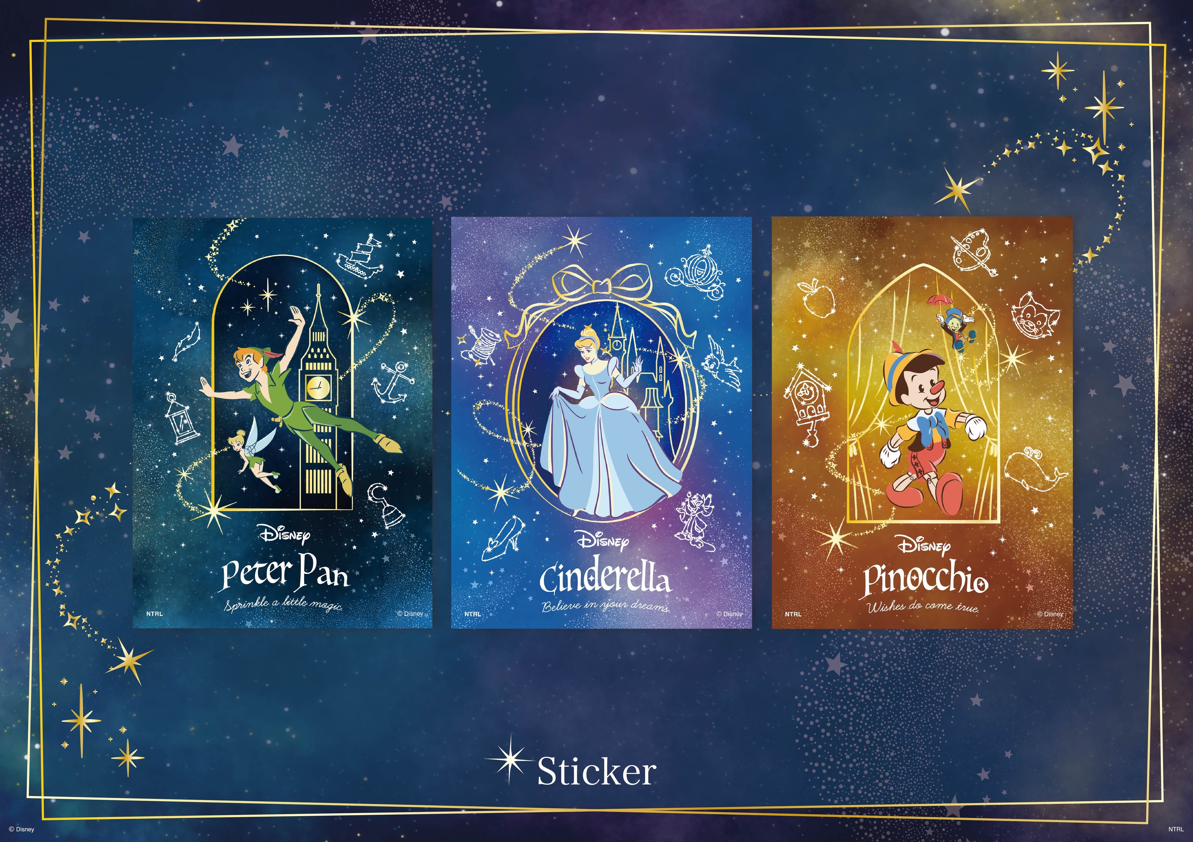 ディズニーの名作『ピーター・パン』『シンデレラ』『ピノキオ