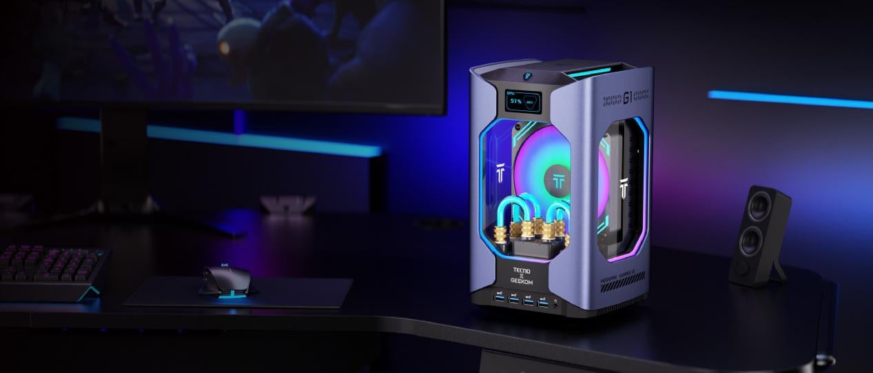 TECNOとGEEKOMがMEGAMINI G1を発表:自社史上最小の水冷式ゲーミングPC TECNOとGEEKOMがMEGAMINI G1を発表:自社史上最小の水冷式ゲーミングPC