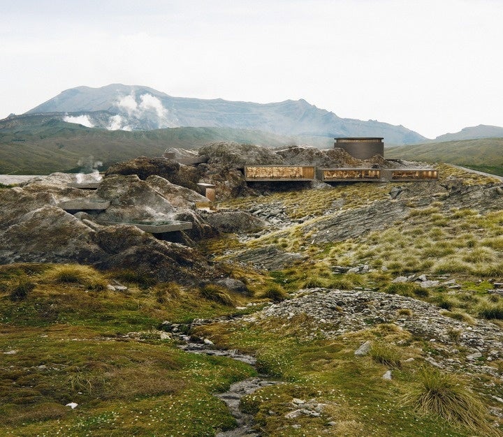日本の某・国立公園内再開発のコンセプトデザイン（一部）