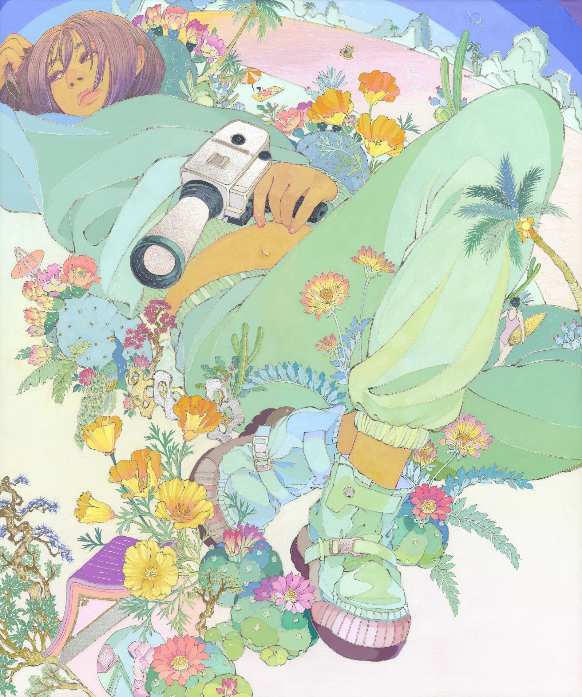 奥村彰一「Catnap on the Moon」