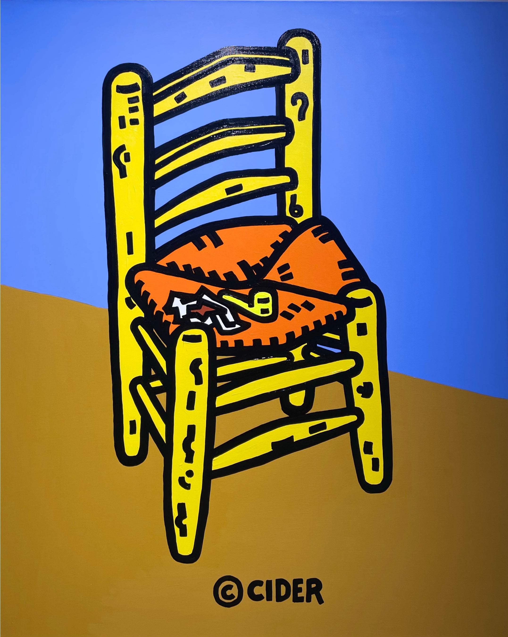 かせきさいだぁ「かせきポップ・ゴッホの椅子 II」