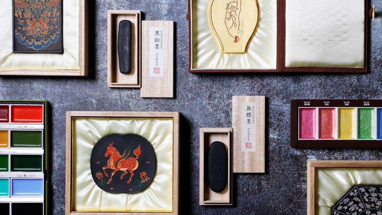 伝統を革新する墨2種「黒鉛墨」「無膠墨」を画材ラボ「PIGMENT