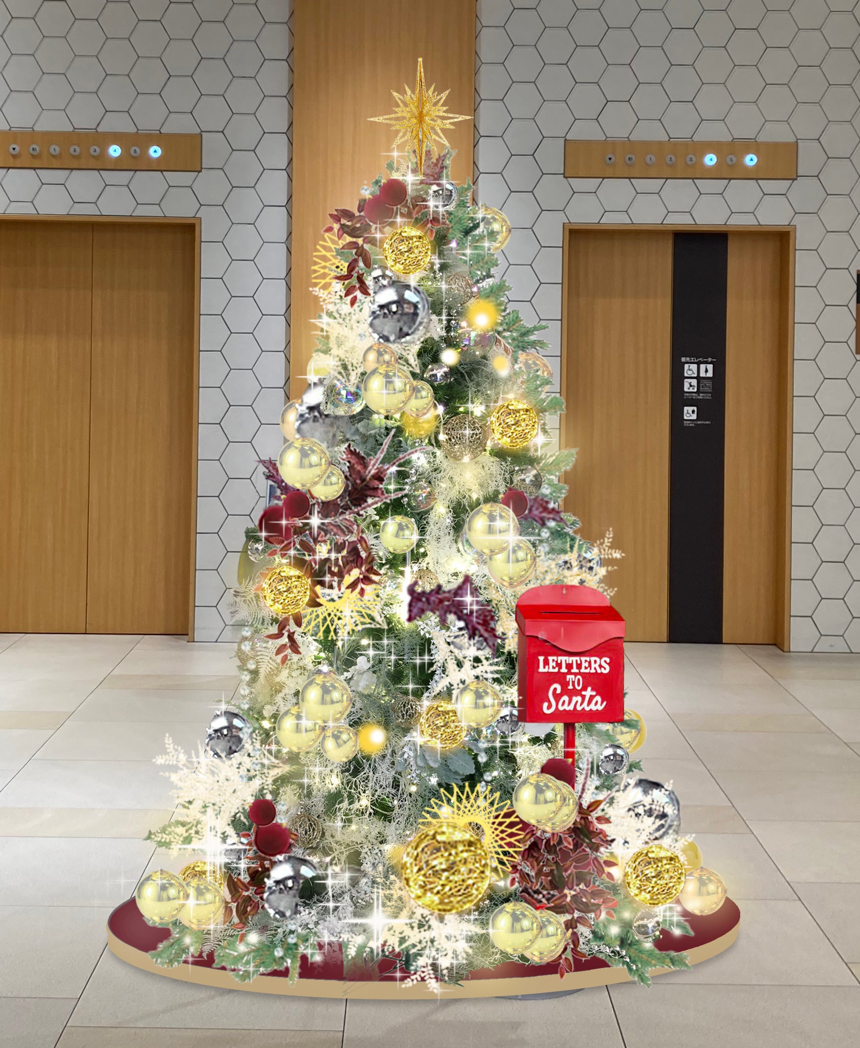 coco　クリスマスツリー 11月1日（土）イルミネーション点灯！「COCOSA WINTER ILLUMINATION