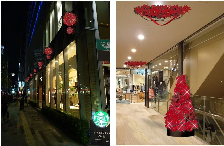 館外イルミネーション/各階フロア