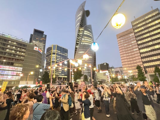 【7/10】名鉄レジャック跡地「Meieki Parklet」にて「一夜限りの盆踊り」を開催します 【7/10】名鉄レジャック跡地「Meieki Parklet」にて「一夜限りの盆踊り」を開催します