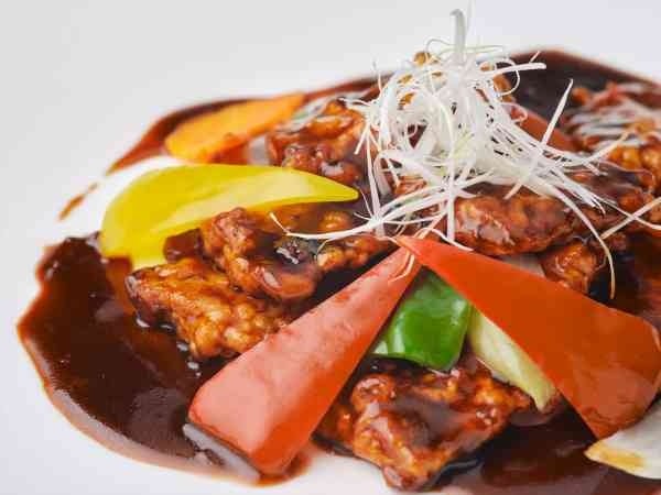 調理例（酢豚）