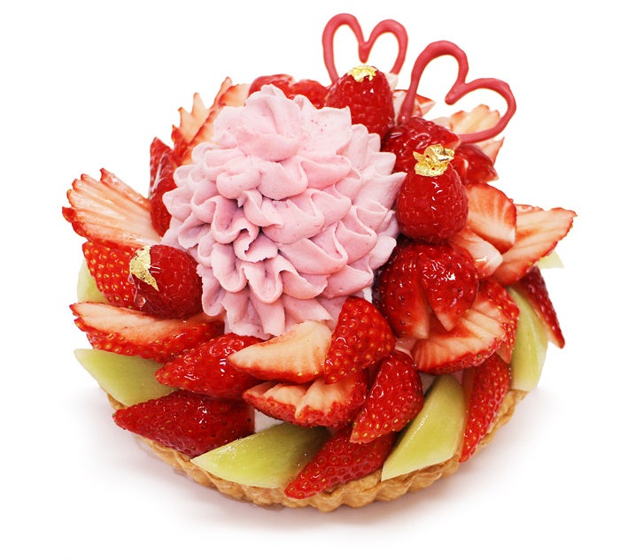 母の日限定ケーキ ～いちごと白あんラズベリークリームの花束のケーキ～