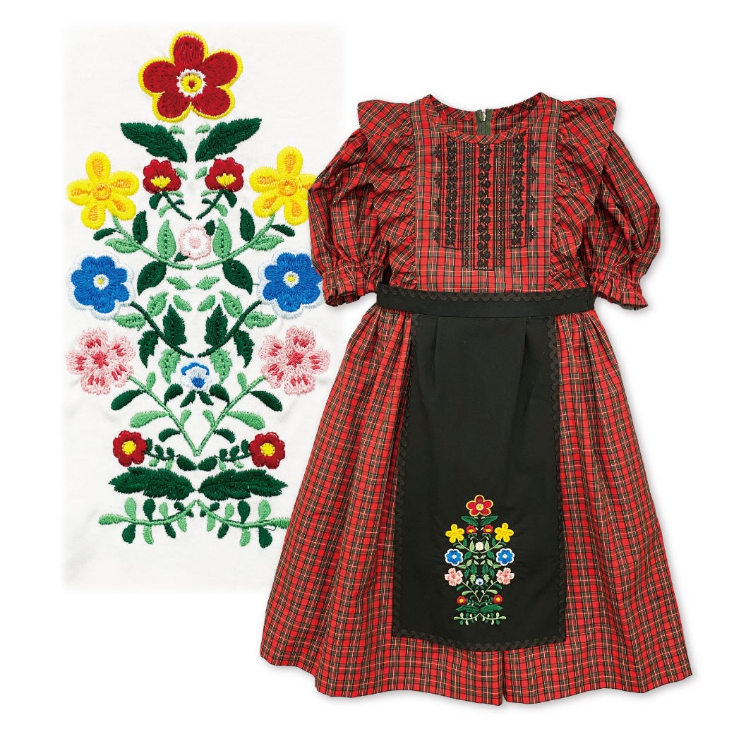 エプロン付きドレス(95～130㎝)　30,800円(税込)