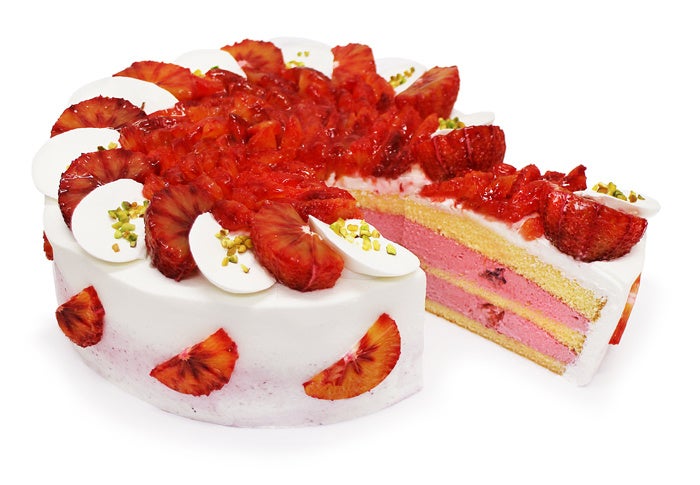 愛媛県 宇和島 山内農園産「ブラッドオレンジ」のショートケーキ