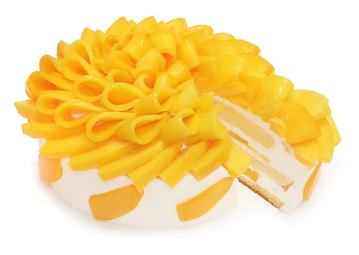 宮崎県産「完熟マンゴー」のショートケーキ