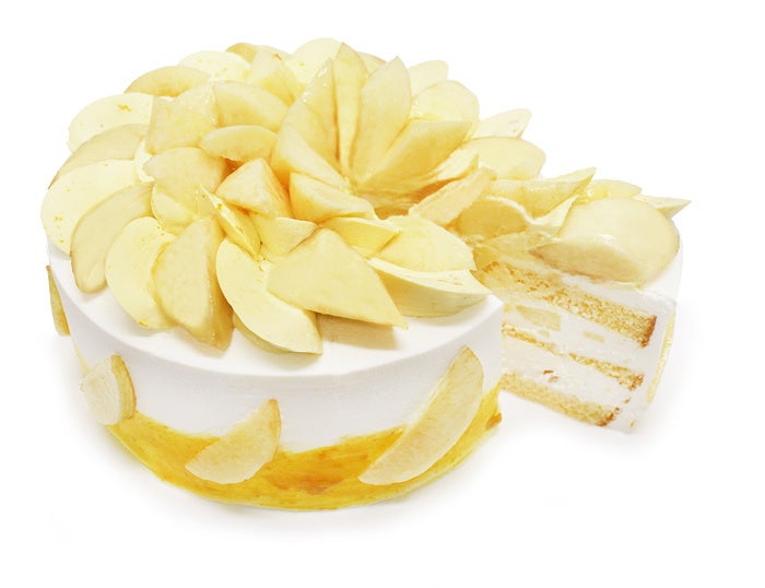 桃のショートケーキ