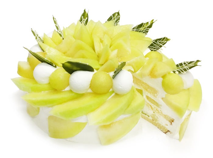 マスクメロンのショートケーキ