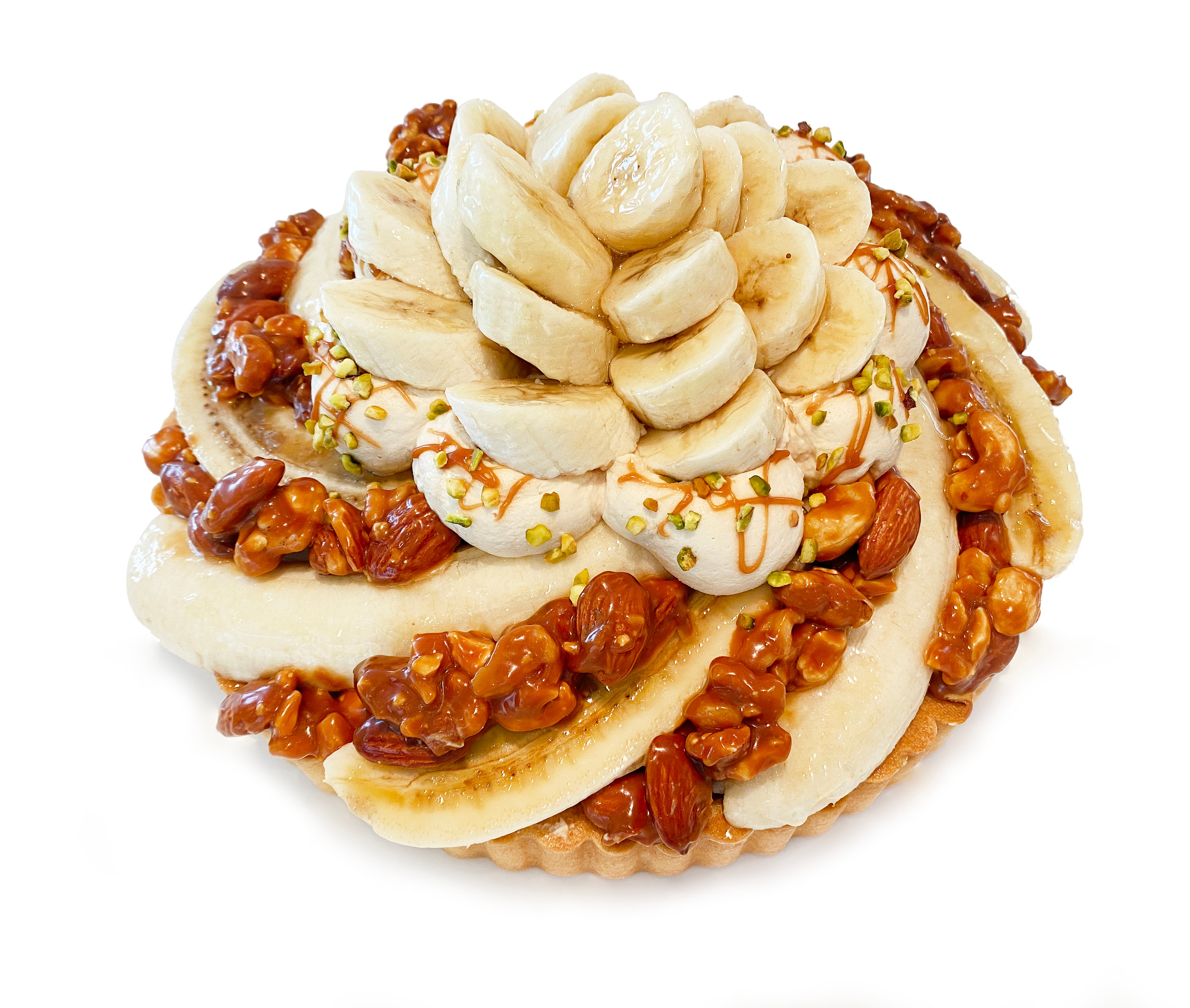 【天満橋京阪シティモール店】フィリピン産バナナ「キウイーナ」と塩キャラメルナッツのケーキ