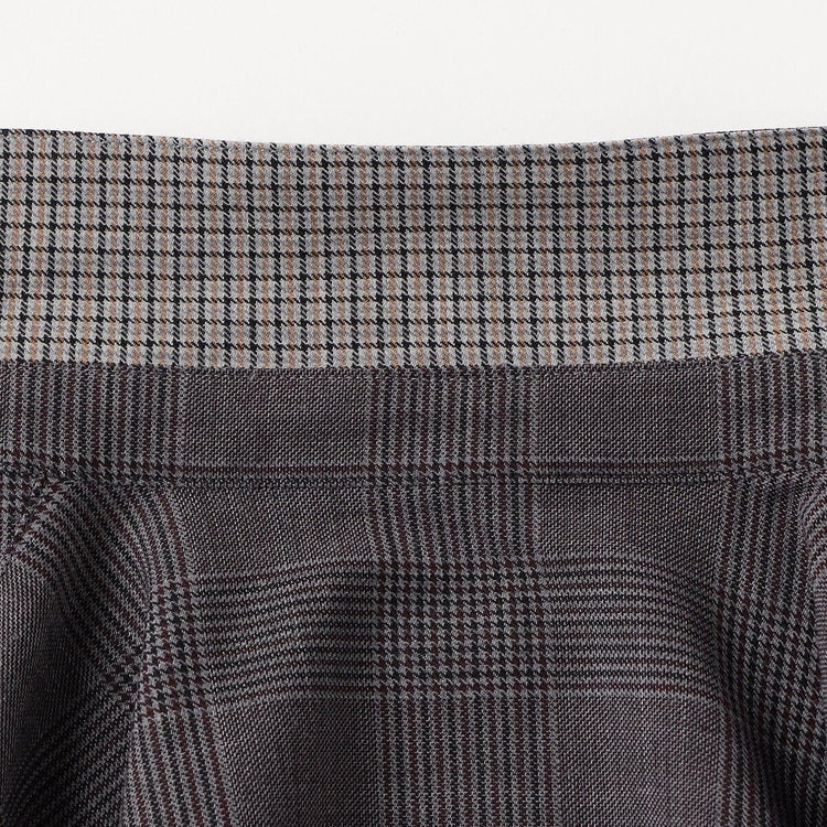 オシャレな配色チェック(台襟裏)