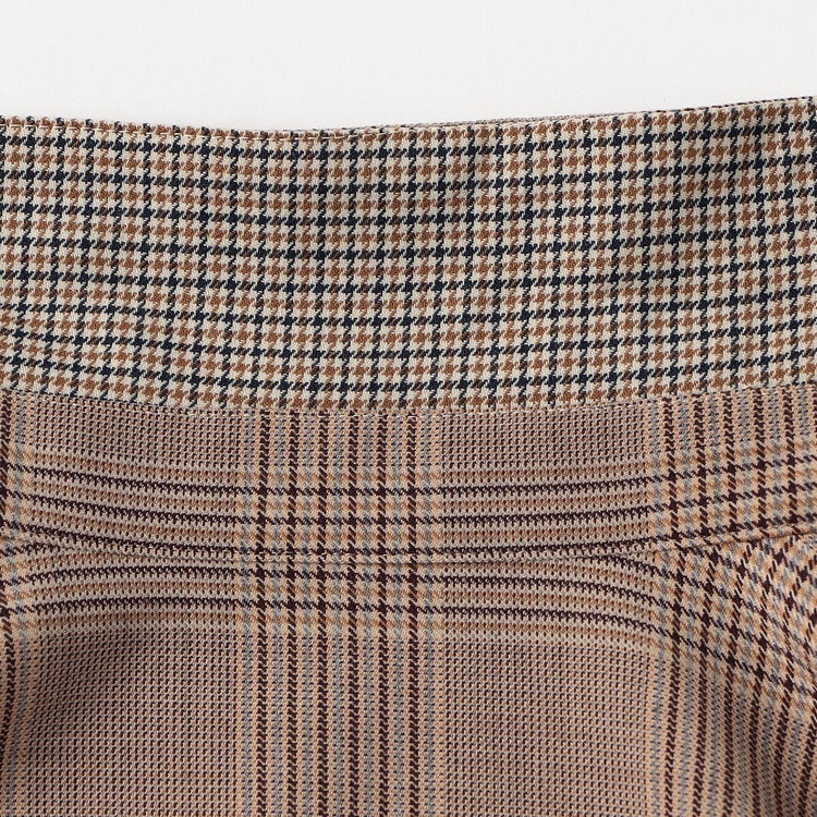 オシャレな配色チェック(台襟裏)