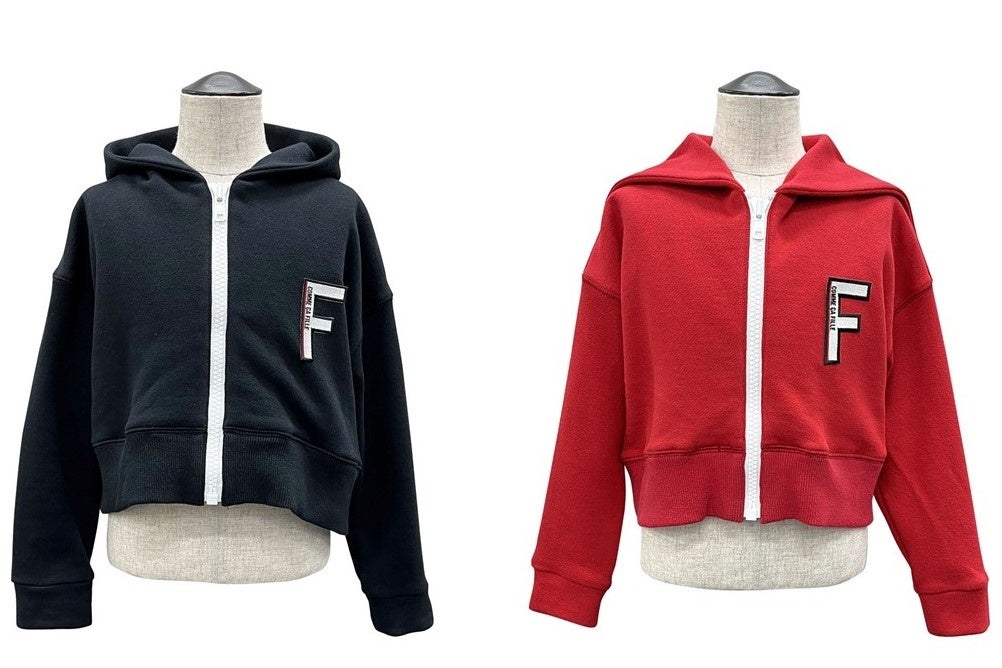 パーカ：(95～140㎝)15,400円、(150～160㎝)16,500円　※全て税込