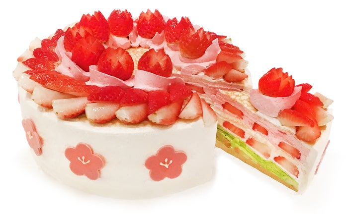 ひなまつりのミルクレープ―いちごのミルクレープ―