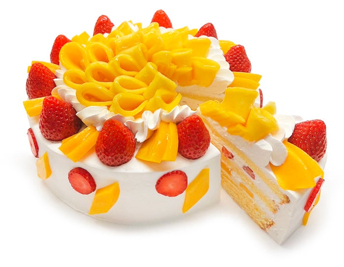 マンゴーといちごのショートケーキ