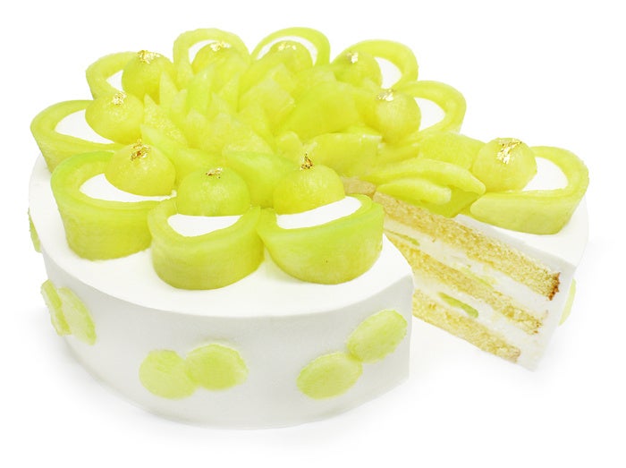 マスクメロンのショートケーキ