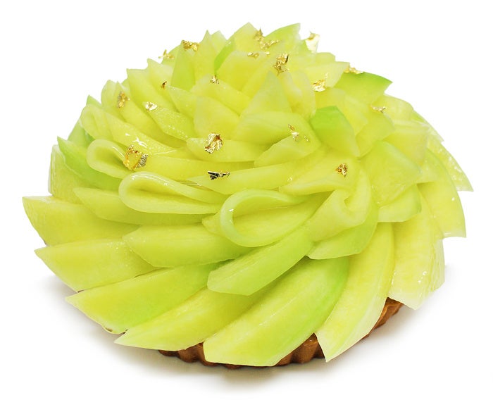 高知県土佐市産マスクメロン「仁淀ブルー」のケーキ