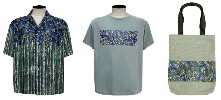 シャツ　45,100円、Ｔシャツ　28,600円、トートバッグ　7,700円　※全て税込