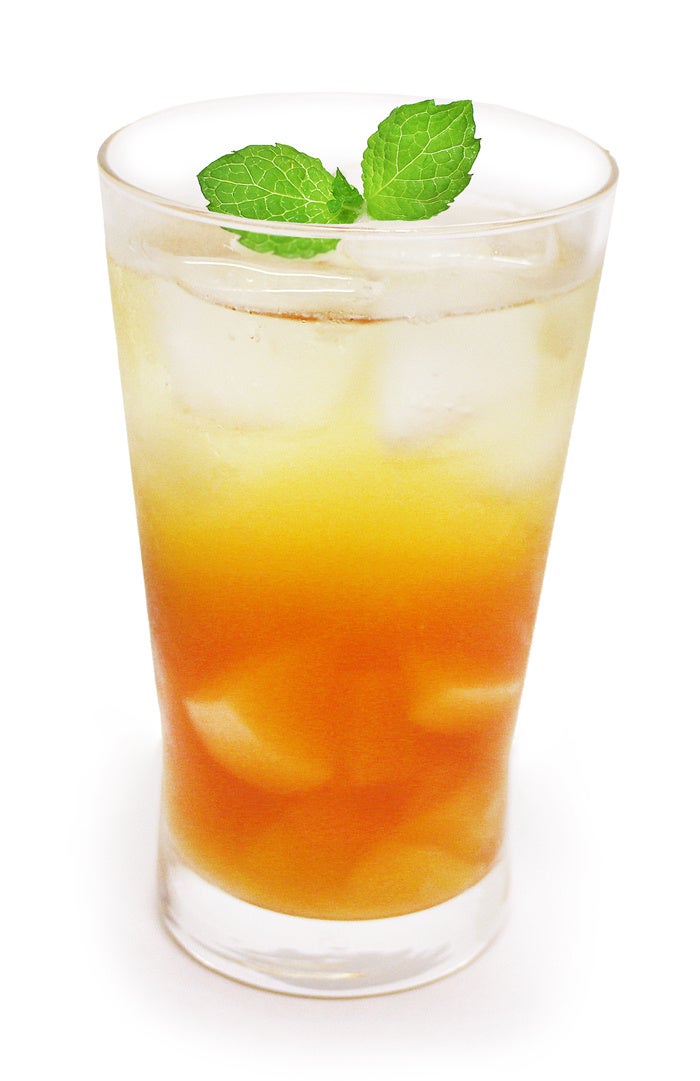 桃のティーソーダ