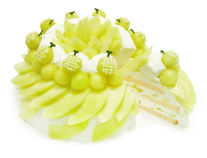 静岡県産「マスクメロン」のショートケーキ