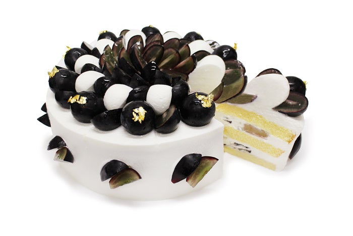 長野県産 ぶどう「ナガノパープル」のショートケーキ