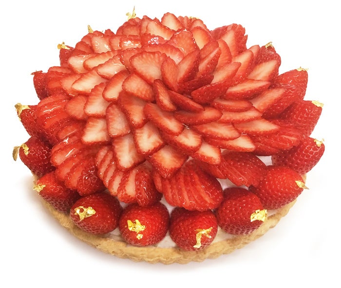 いちごづくしのケーキ