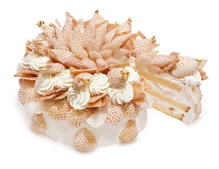 白いちごのショートケーキ