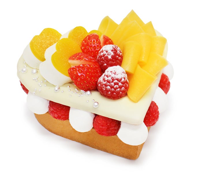 【ホワイトデー予約限定ケーキ】いちごとホワイトチョコレートムースのケーキ