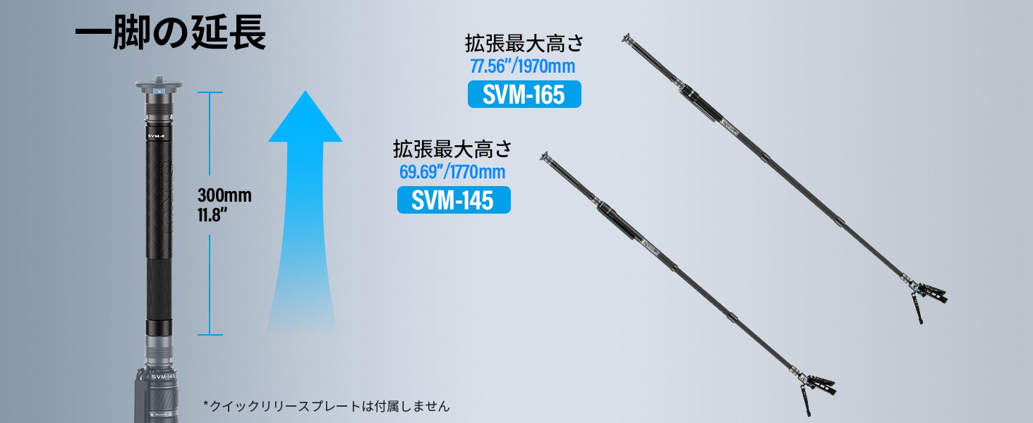 【ほぼ新品】SIRUI 一脚トラベル一脚 カーボン製 SVM-165 SIRUI シルイ 一脚 SVM-165 ラピッドシステム ワンステップ