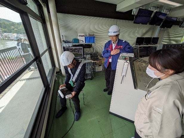 LTEを経由した操縦(操作室内)