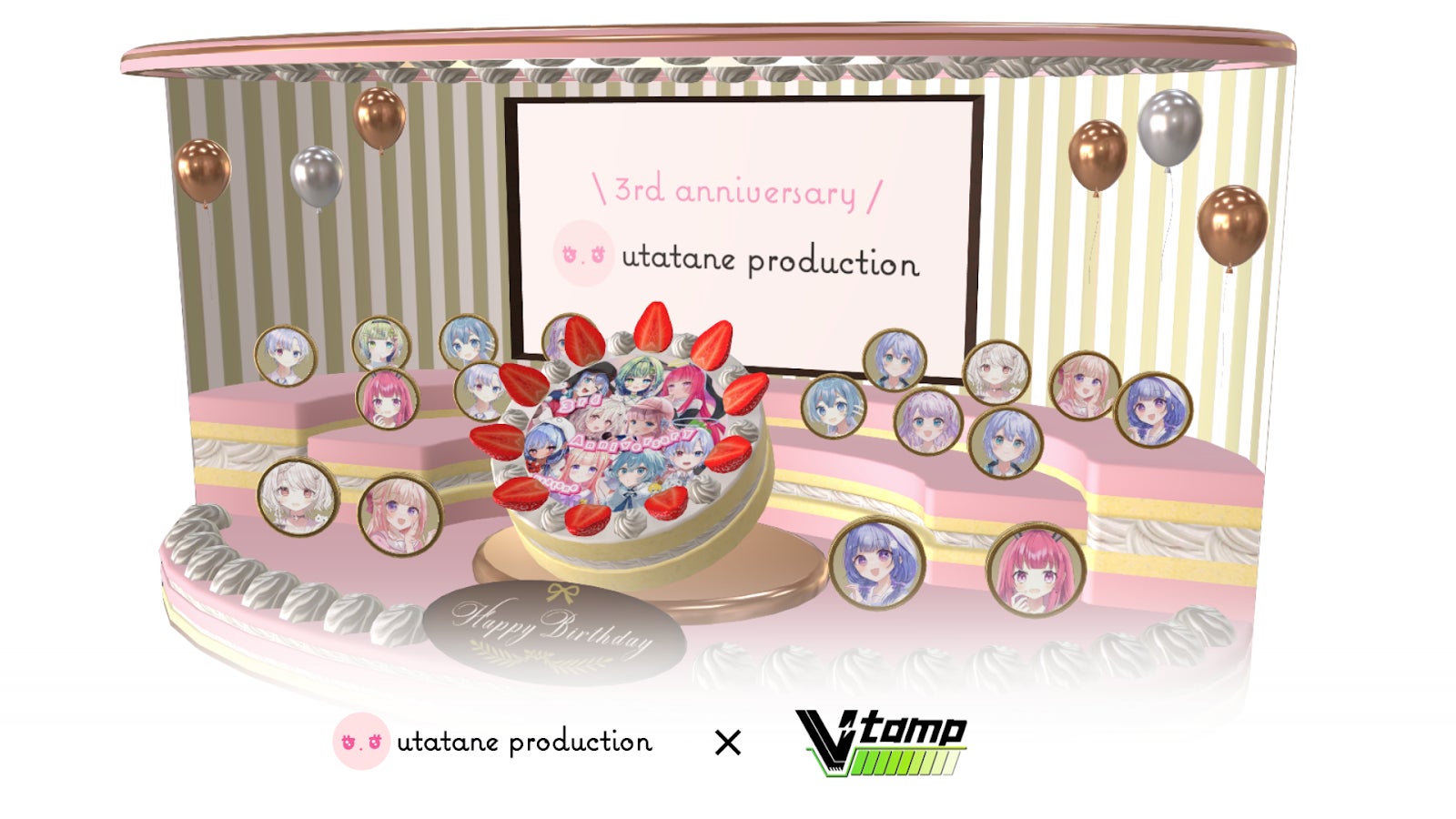 VTuberデジタル推し活グッズ】V-tamp、うたたねプロダクションと連携し VTuberデジタル推し活グッズ】V-tamp、うたたねプロダクションと連携し