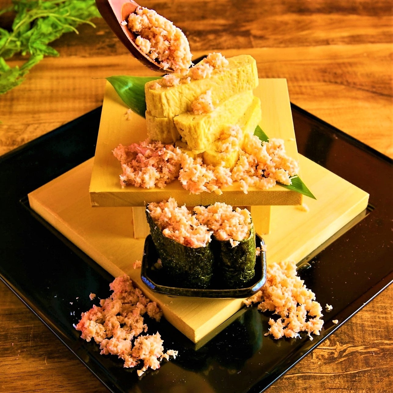 かにぶっかけ出汁巻き玉子・・・999円(税込)