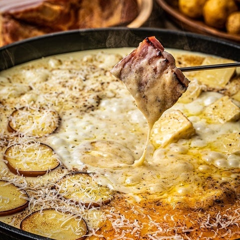 4種の焼きチーズフォンデュ