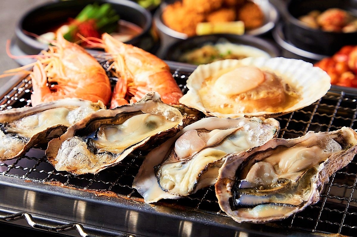 1周年記念キャンペーン 名物 海鮮浜焼き を含む全15品の食べ放題を1 111円で提供 浜韓 ハマーカーン 千葉店 にて7月1日 金 より実施 株式会社tbi Japanのプレスリリース 1周年記念キャンペーン 名物 海鮮浜焼き を含む全15品の食べ放題を1 111円で提供 浜韓 ハマーカーン 千葉店 にて7月1日 金 より実施 株式会社tbi Japanのプレスリリース