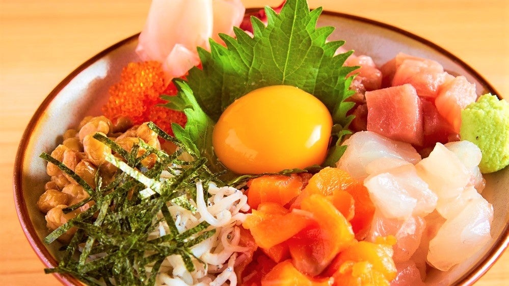 海鮮バクダン丼