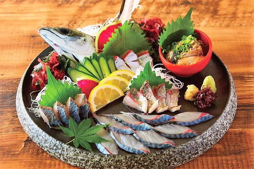 泳ぎ鯖の活き造り・・・3,980円(税込)