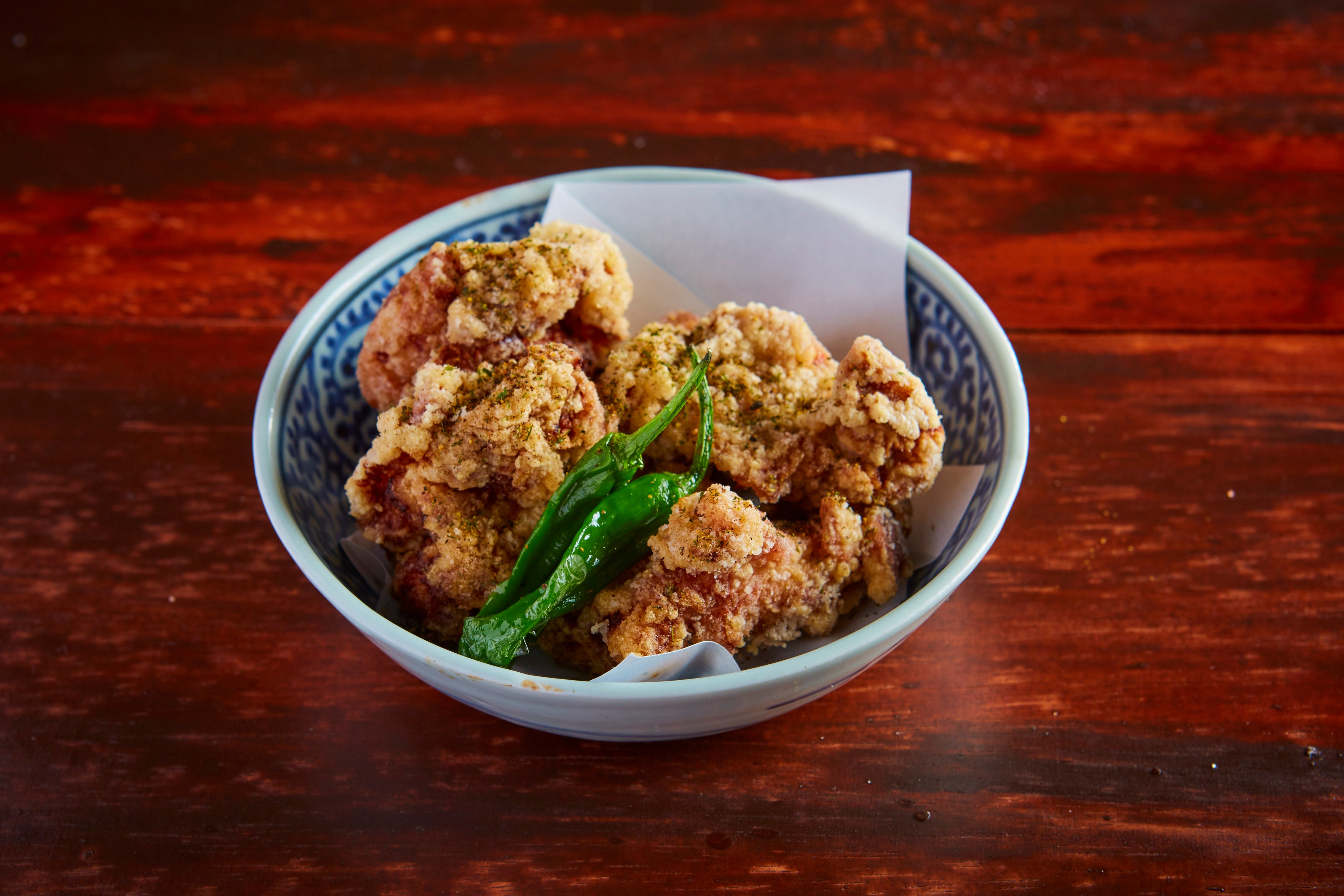 とりもも唐揚げ京都黒七味