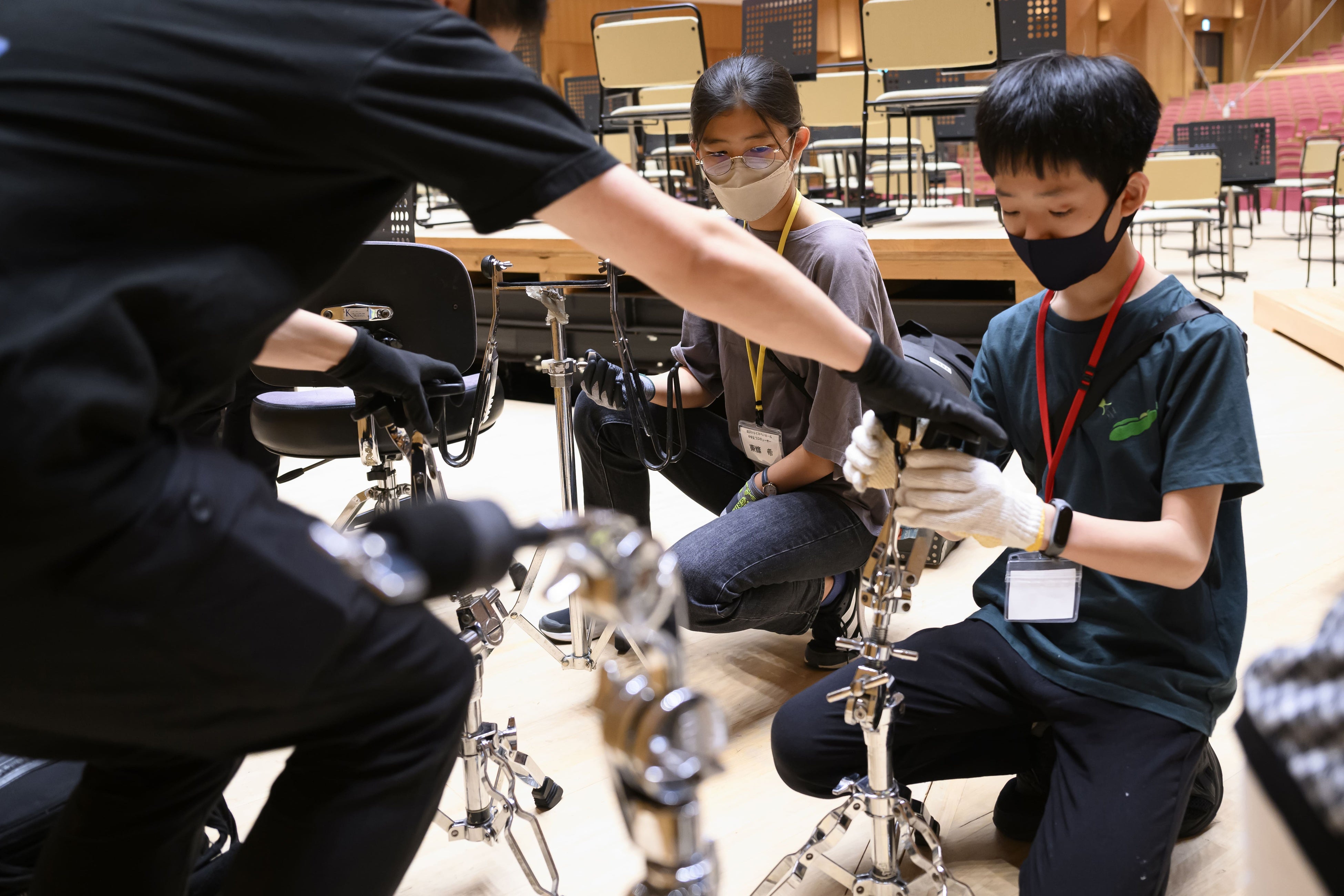 プロのスタッフのサポートを受けながら様々な場所で活躍！©藤本史昭