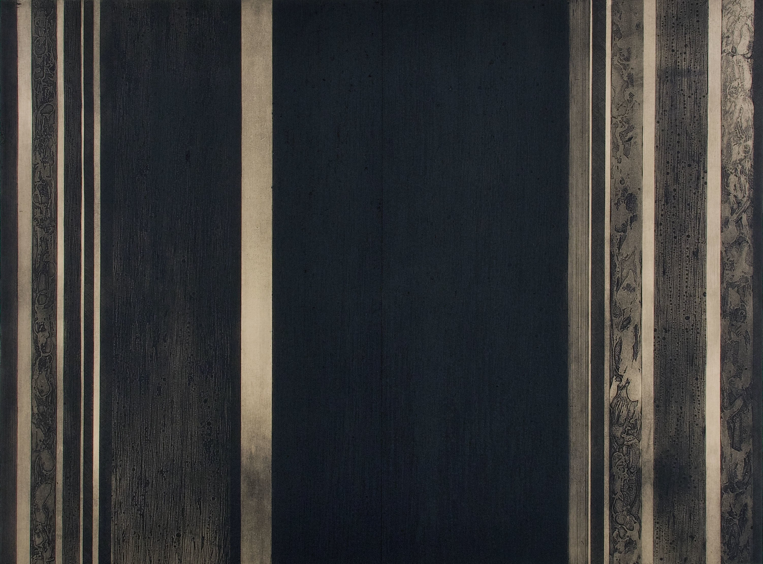 宮井里夏《untitled 91−10》1991年 エッチング、アクアチント 89.0×142.5cm