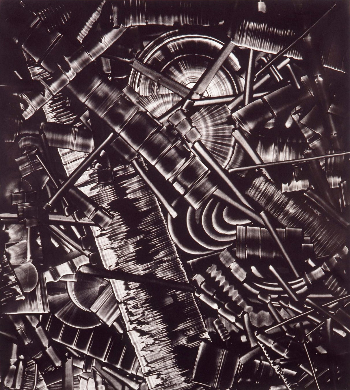 一原有徳《SON 88》1988年 アルミニウム版モノタイプ 90.5×81.5cm