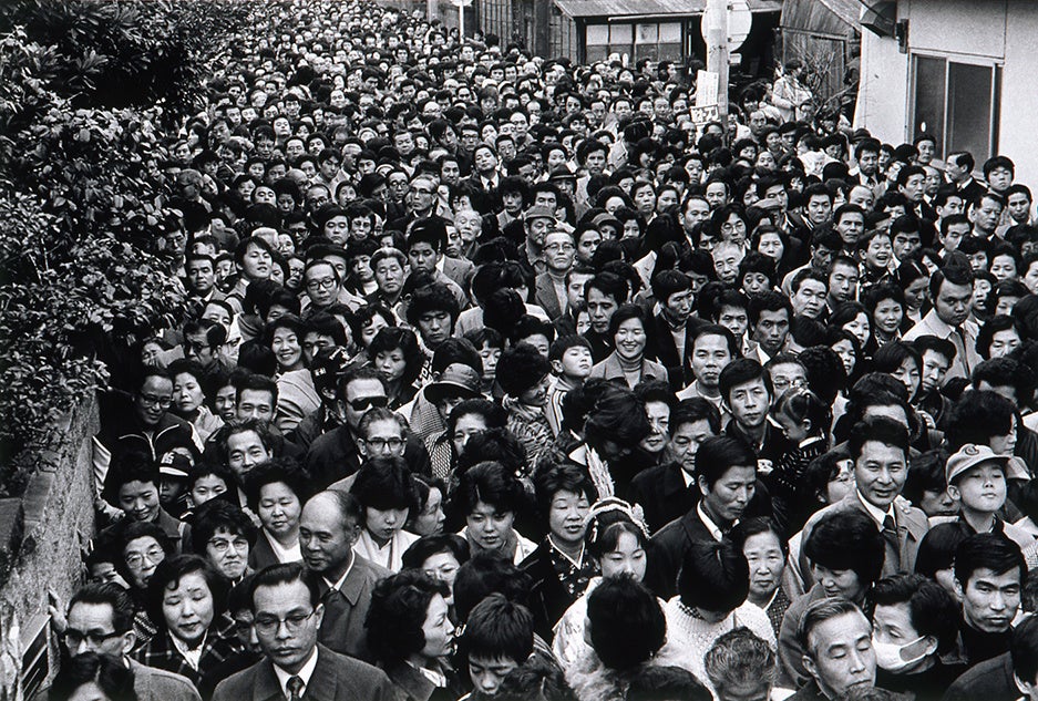 土田ヒロミ《砂を数える》1981年 ゼラチン・シルバー・プリント 28.8×42.7cm