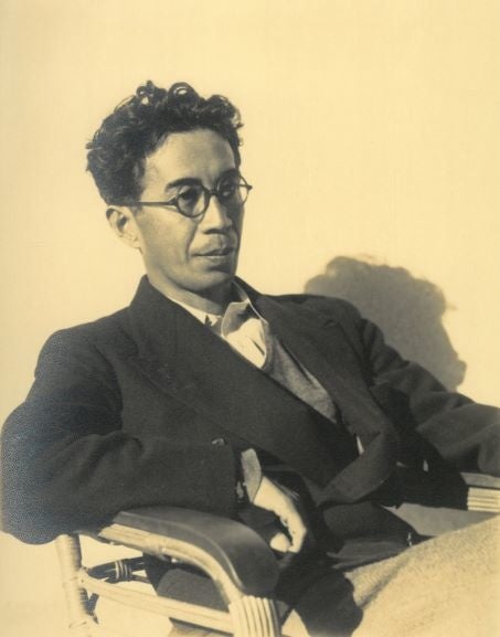 山沢栄子撮影　大佛次郎肖像　1942年