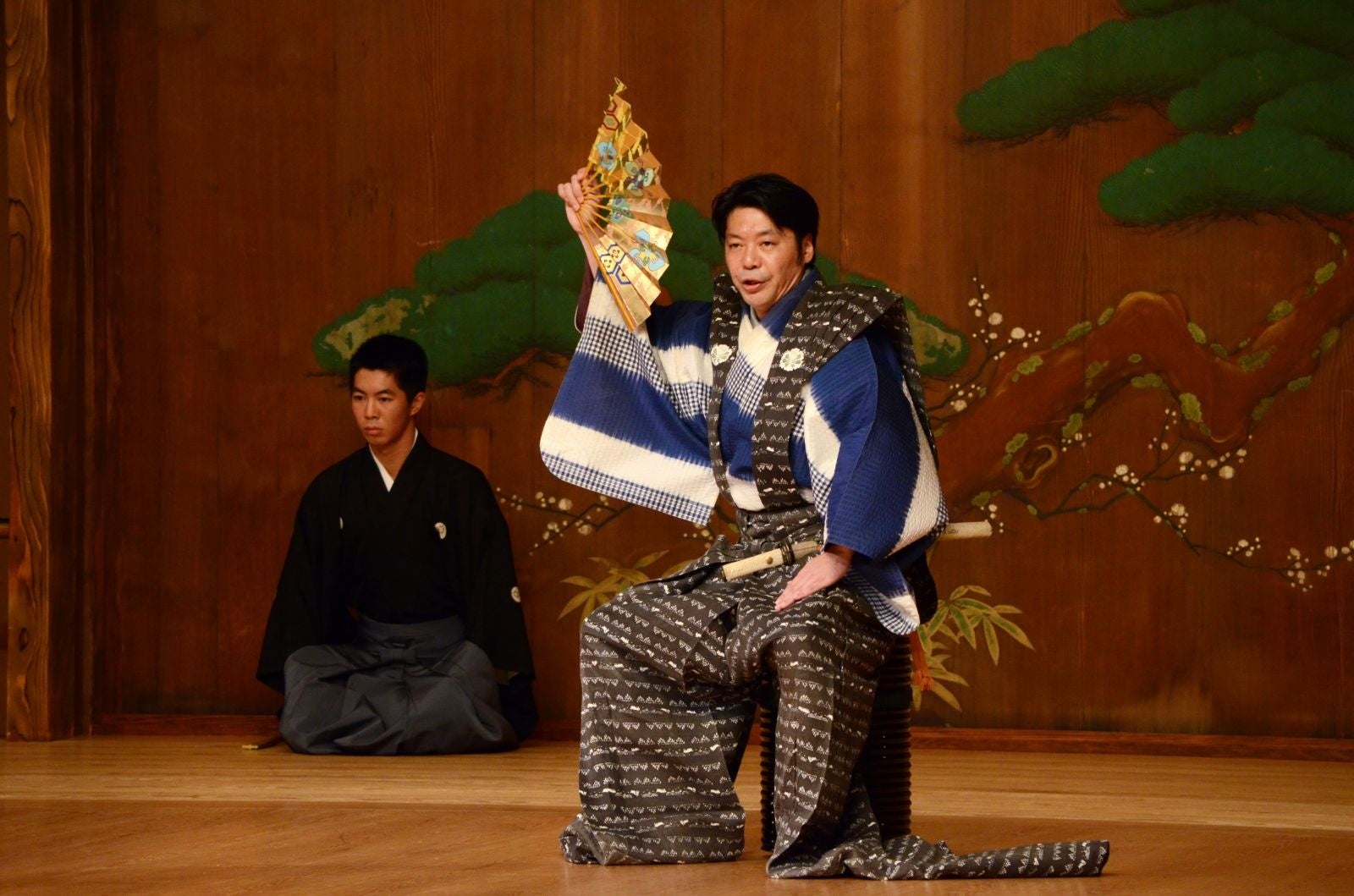 狂言「文蔵」(和泉流) 野村万蔵　撮影：神田佳明