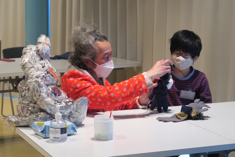 造形プログラムの様子　