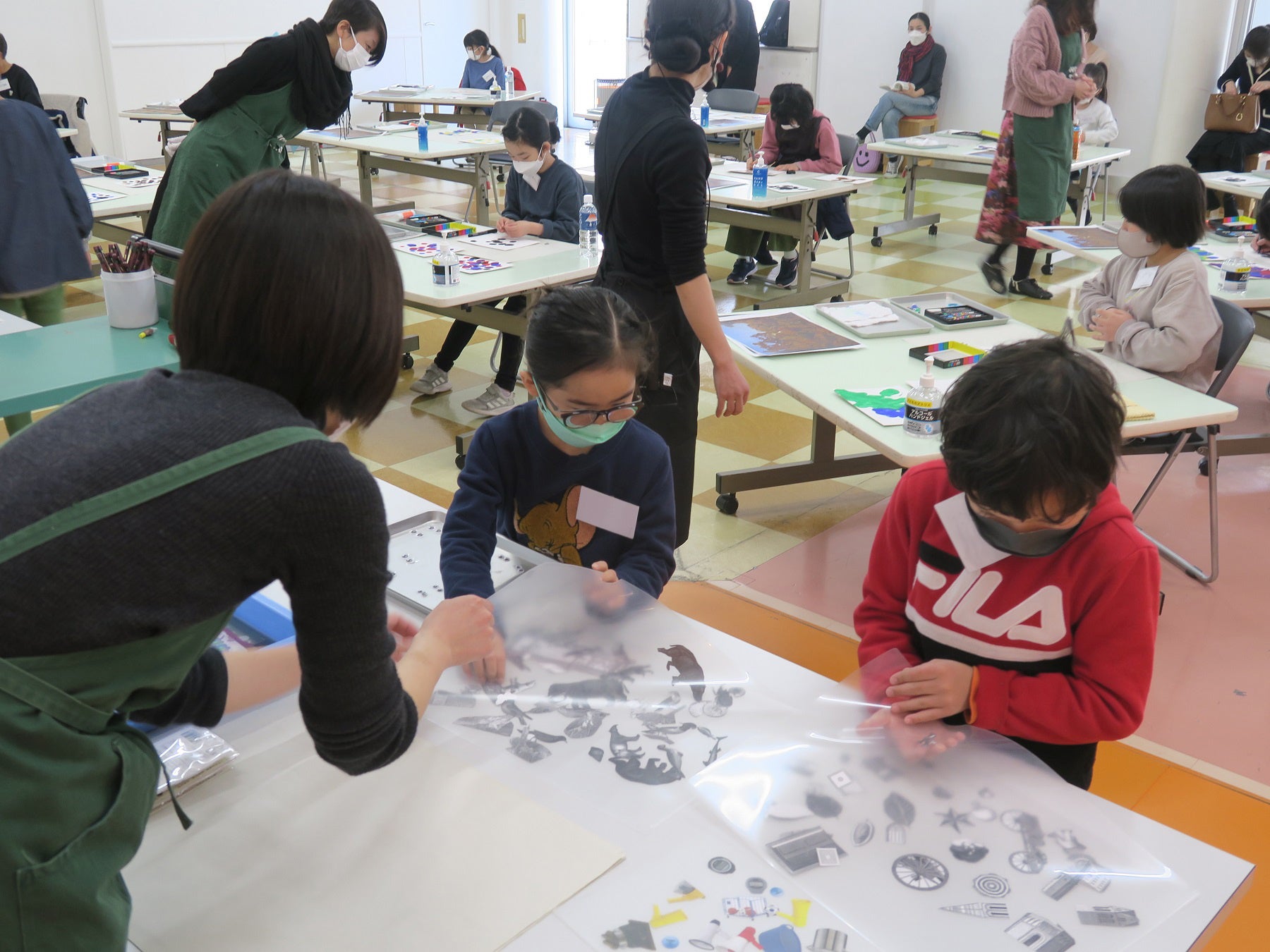 造形プログラムの様子