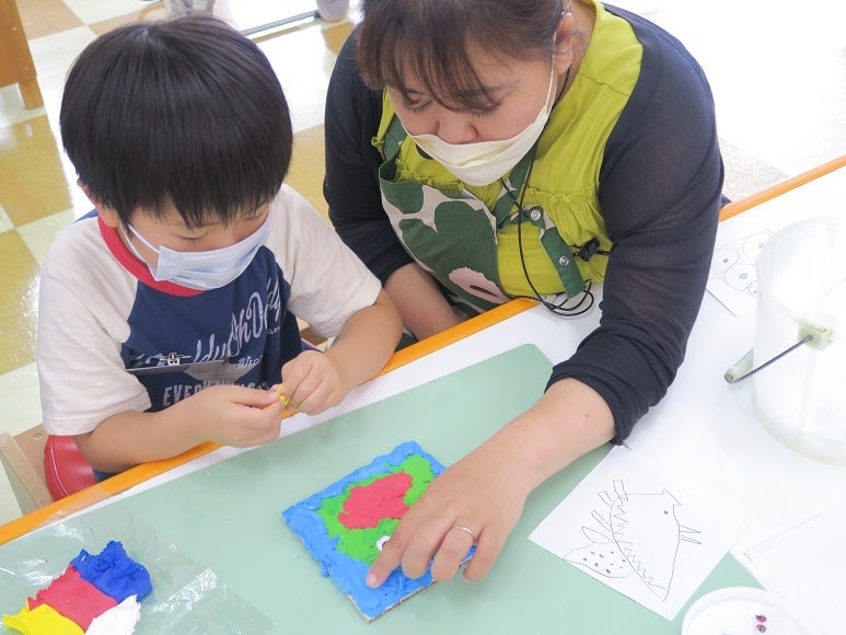 造形プログラムの様子