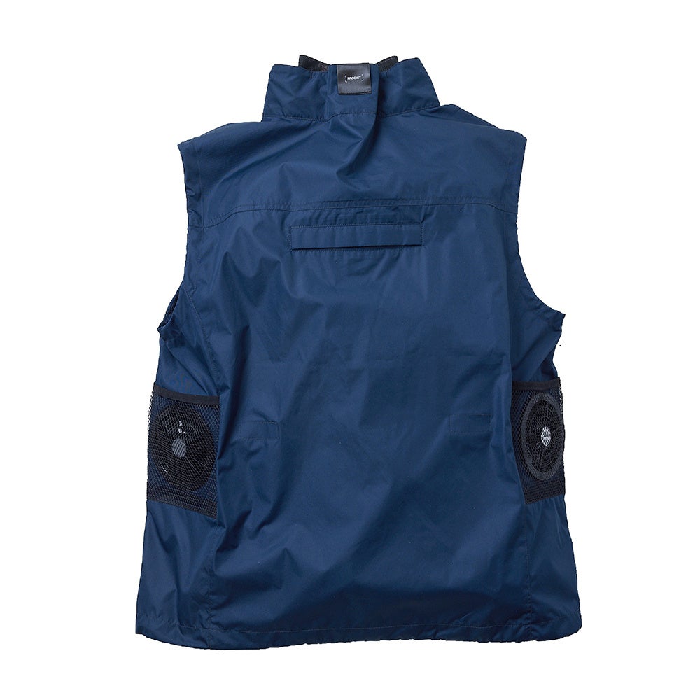 2点セット 新品 SHOWA COOLFIX PLT2 AIR XL ネイビー 涼しさを着る】ペルチェ＋ファンのダブル冷却、遮熱UVカット加工